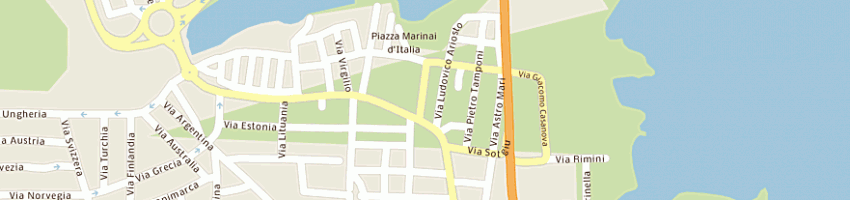 Mappa della impresa sias gavino a SASSARI