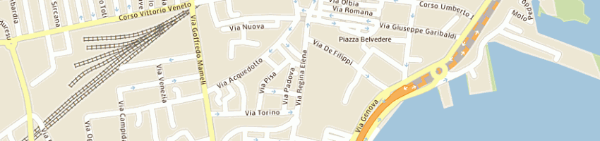 Mappa della impresa dore antonio a OLBIA