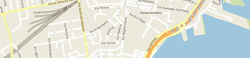 Mappa della impresa calcina assistance di domenico ena a OLBIA