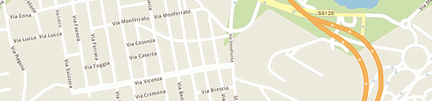 Mappa della impresa calcestruzzi dau srl a OLBIA