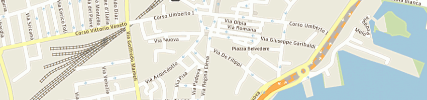 Mappa della impresa mastru pedru di manca emanuele a OLBIA