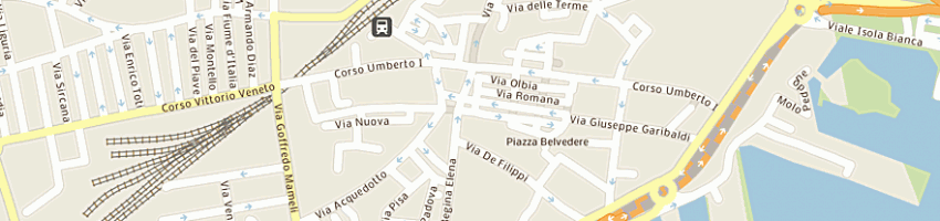 Mappa della impresa la datcha sas di comiotto marcello e c a OLBIA