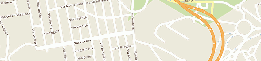 Mappa della impresa petrosino antonio a OLBIA