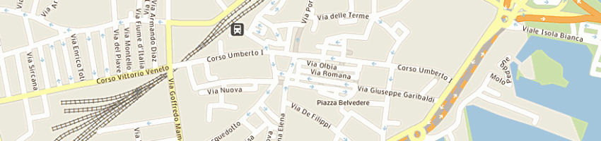 Mappa della impresa prisma press e comunicazione srlu a OLBIA