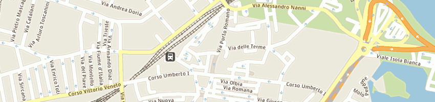 Mappa della impresa ponsano daniela a OLBIA
