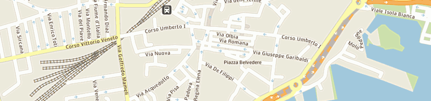 Mappa della impresa deiana daniele alessandro a OLBIA