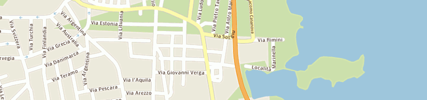 Mappa della impresa puggioni giovanni angelo a OLBIA