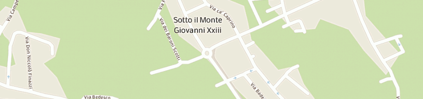 Mappa della impresa carissimi giuliana a SOTTO IL MONTE GIOVANNI XXIII