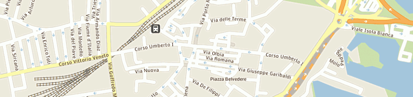 Mappa della impresa carone maria francesca a OLBIA