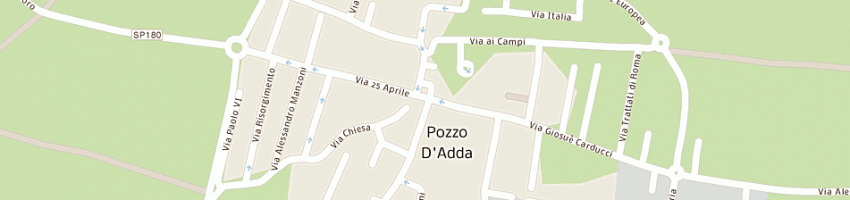 Mappa della impresa soccorso idraulico -servizio 24h su 24 di lentini francesco a POZZO D ADDA