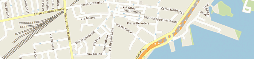 Mappa della impresa imazio daniele a OLBIA