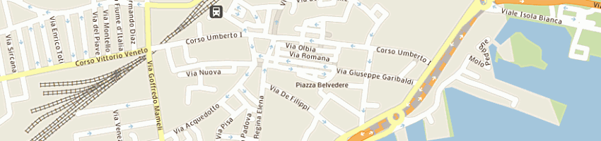 Mappa della impresa hotel cavour a OLBIA