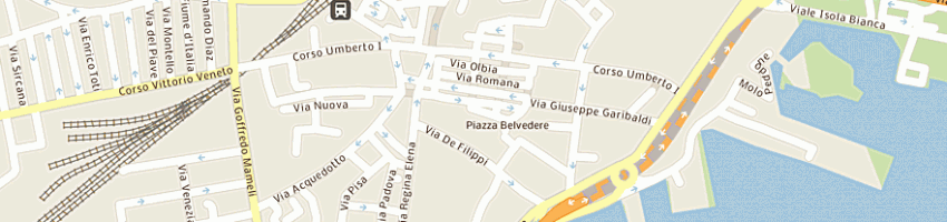 Mappa della impresa carni service di putzu massimo sas a OLBIA