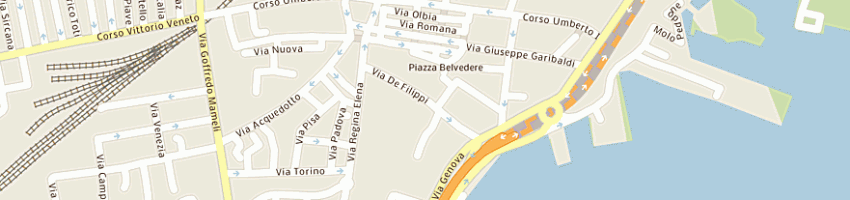 Mappa della impresa dentoni giampiero a OLBIA