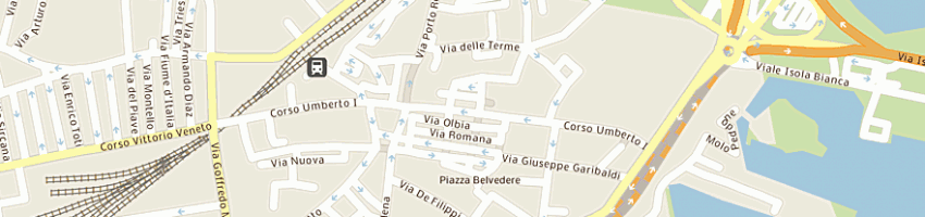 Mappa della impresa piro luigi silverio a OLBIA