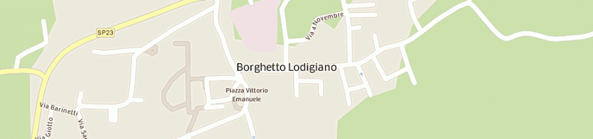 Mappa della impresa brocchieri gianfranco a BORGHETTO LODIGIANO