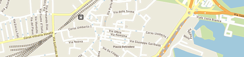 Mappa della impresa retail group sistems srl a OLBIA