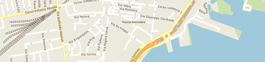 Mappa della impresa gianfranco e nicola selis snc a OLBIA