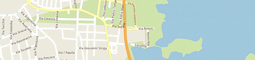 Mappa della impresa anvist srl a OLBIA