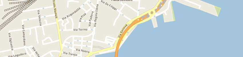 Mappa della impresa autoleader srl a OLBIA