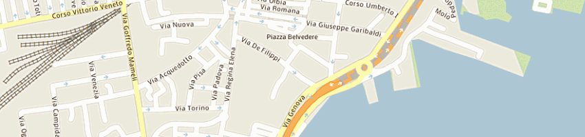 Mappa della impresa gesel sas di nieddu salvatore e c a OLBIA