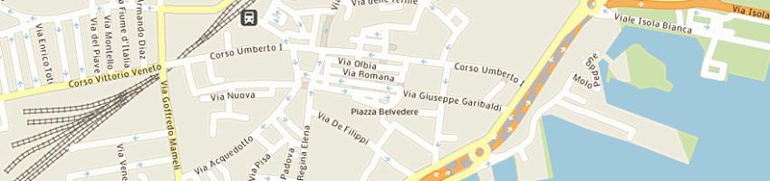 Mappa della impresa yachting charter srl a OLBIA
