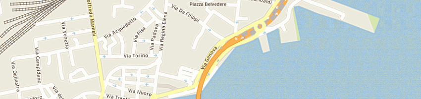 Mappa della impresa la casa srl a OLBIA