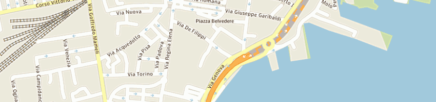 Mappa della impresa inzaina antonio massimiliano a OLBIA