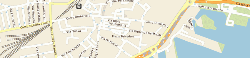 Mappa della impresa studio legale asara sechi a OLBIA