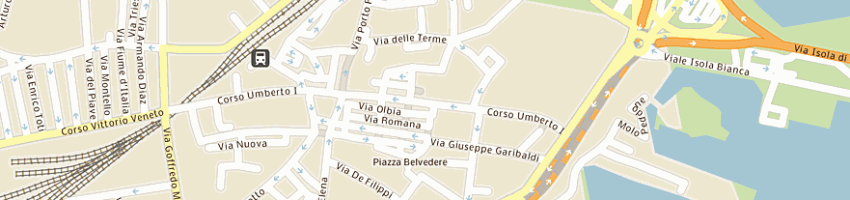 Mappa della impresa rasenti massimo sas a OLBIA