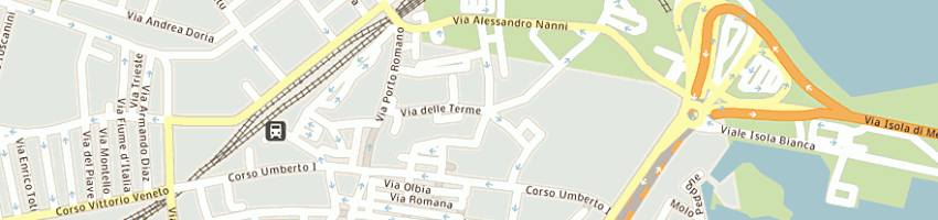 Mappa della impresa studio notarile dott gianfranco giuliani a OLBIA