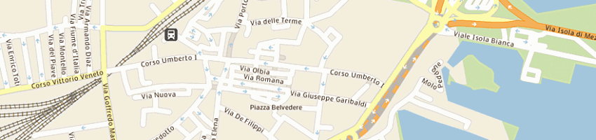 Mappa della impresa mameli claudio a OLBIA