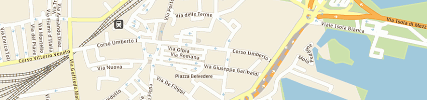 Mappa della impresa piro luigi silverio a OLBIA