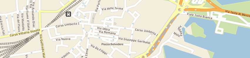 Mappa della impresa dap srl a OLBIA