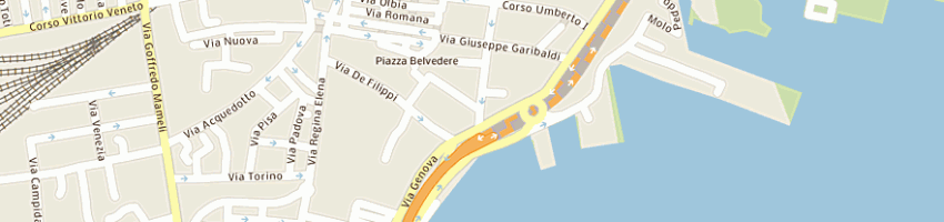Mappa della impresa manzoni anna maria a OLBIA