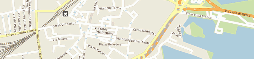 Mappa della impresa degortes giovanna a OLBIA
