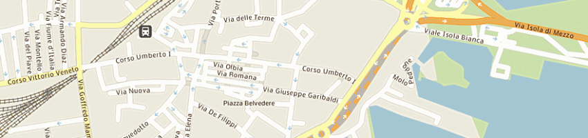 Mappa della impresa tirabasso antonio a OLBIA