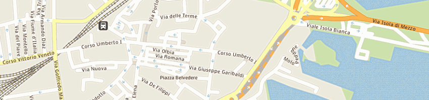 Mappa della impresa babaiole srl a OLBIA