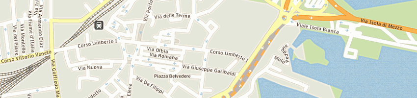 Mappa della impresa seam srl a OLBIA