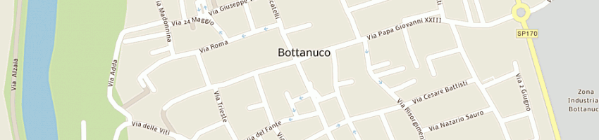 Mappa della impresa ciprea a BOTTANUCO