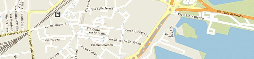 Mappa della impresa datome guido a OLBIA