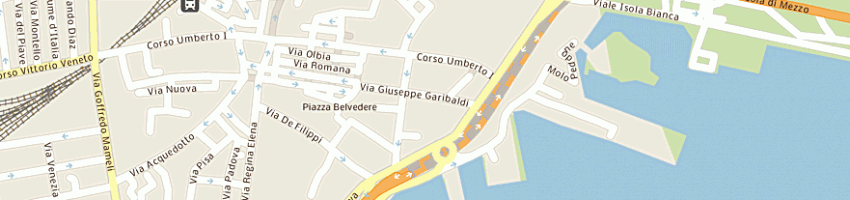 Mappa della impresa municipio di olbia a OLBIA