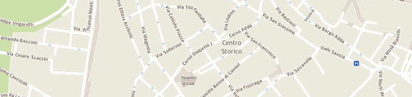 Mappa della impresa bar motta sas a LODI