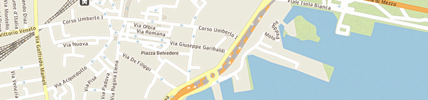 Mappa della impresa municipio di olbia a OLBIA
