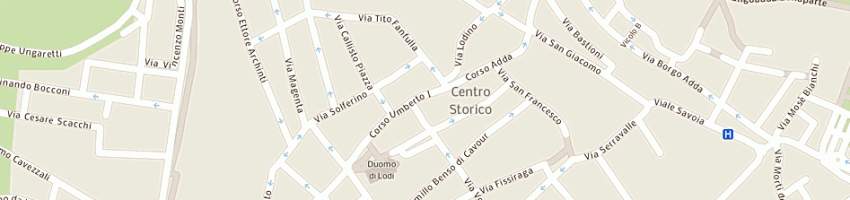 Mappa della impresa malabarba rinaldo a LODI