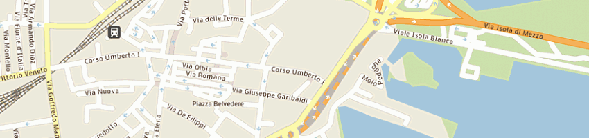 Mappa della impresa cosmorama sas a OLBIA