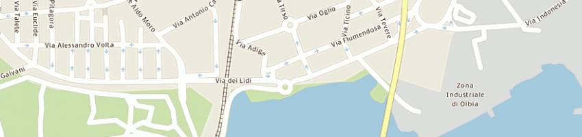 Mappa della impresa trattoria compai guanni di sara melis a OLBIA