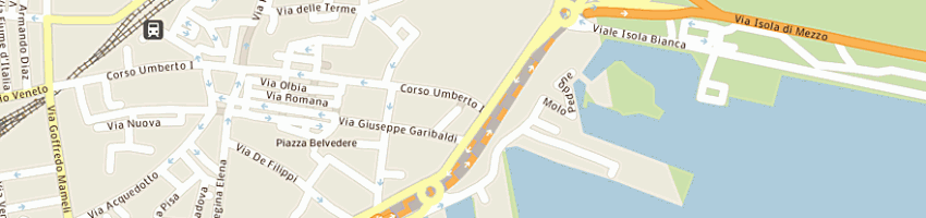 Mappa della impresa comune a OLBIA