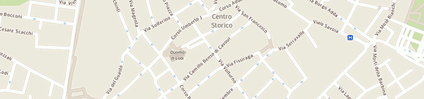 Mappa della impresa sanpaolo imi spa a LODI