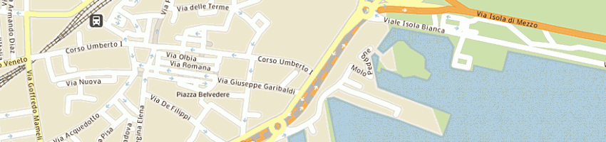 Mappa della impresa municipio di olbia a OLBIA